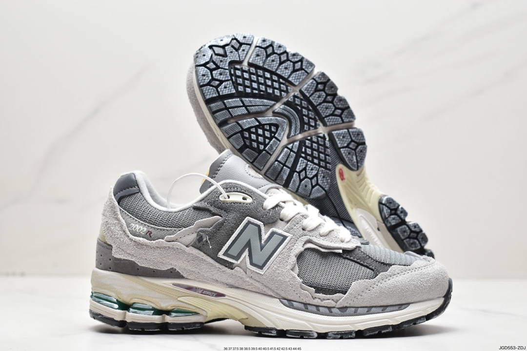 New Balance ML2002 Series Retro Dad Style Casual Sports Jogging Shoes ”Cloud Rain Gray Broken Step” M2002RDA