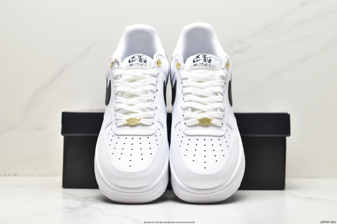NK Air Force 1'07”40th Anniversary/White Black”DQ7658-100-Top High Quatity Cheap Sneakers Fashion Clothing Clothes Bags handbags Shoes of all Brand wholesale With The best Quality And Beautiful Price from China Factory Chinese suppliers wholesaler seller NK Air Force 1'07”40th Anniversary/White Black”DQ7658-100