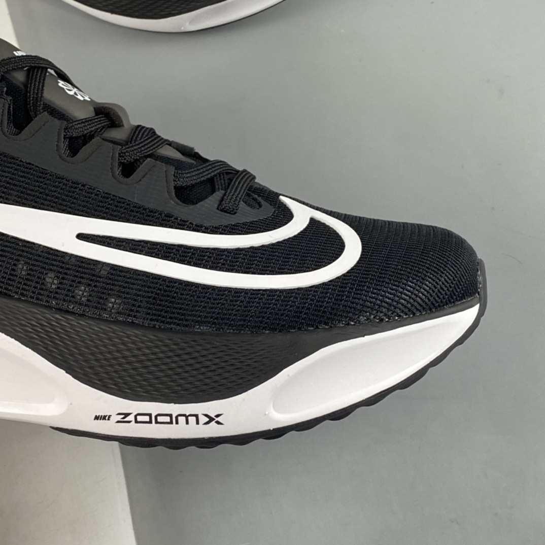 Pure original Nike Zoom Fly 5 sports leisure cushioning carbon plate running shoes black and white DM8968-001