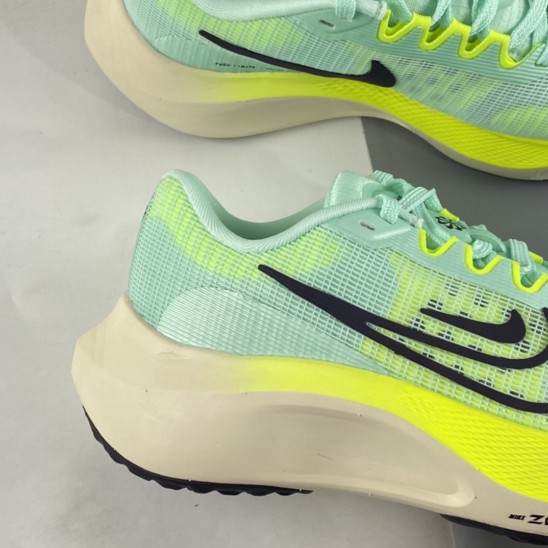 P290 纯原版 Nike Zoom Fly 5运动休闲缓震碳板跑步鞋 荧光绿 DM8974-300