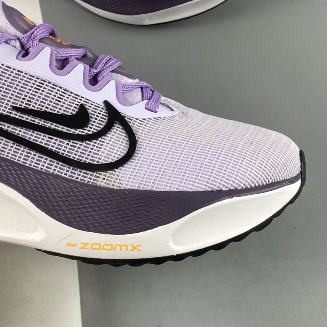 P290 纯原版 Nike Zoom Fly 5运动休闲缓震碳板跑步鞋 灰紫 DM8974-500