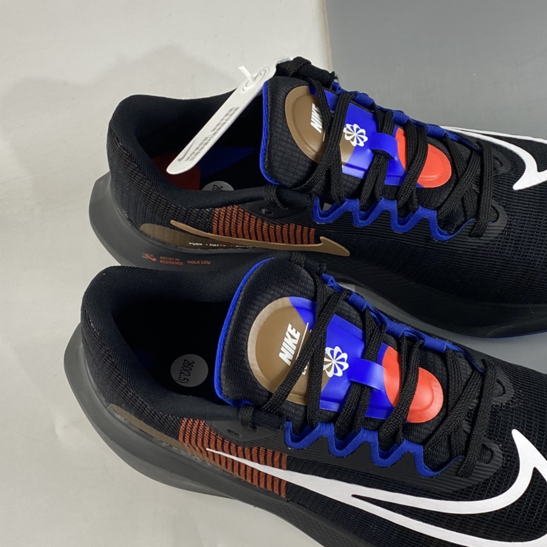 P290 纯原版 Nike Zoom Fly 5运动休闲缓震碳板跑步鞋 黑白兰 DR9837-001