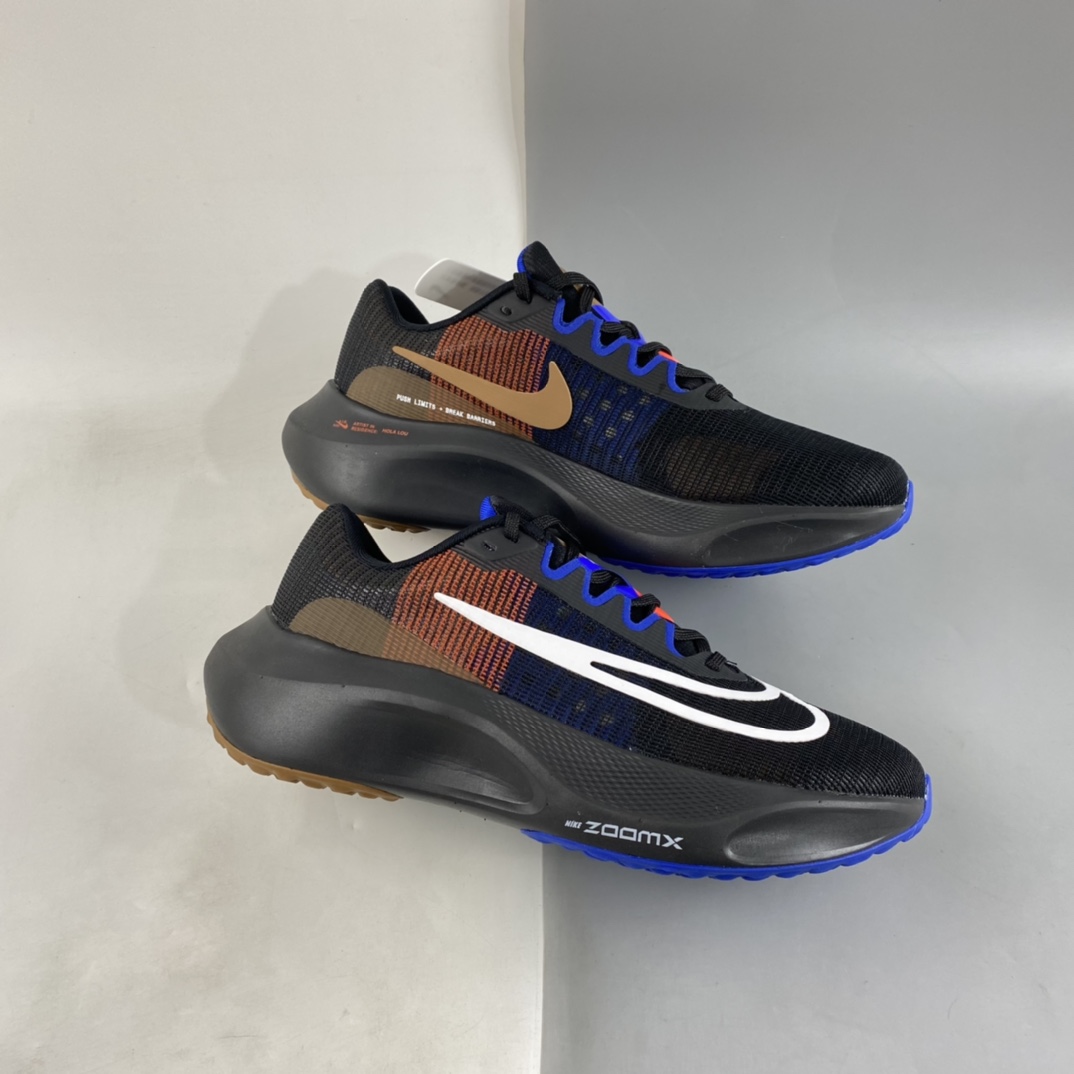 P290 纯原版 Nike Zoom Fly 5运动休闲缓震碳板跑步鞋 黑白兰 DR9837-001