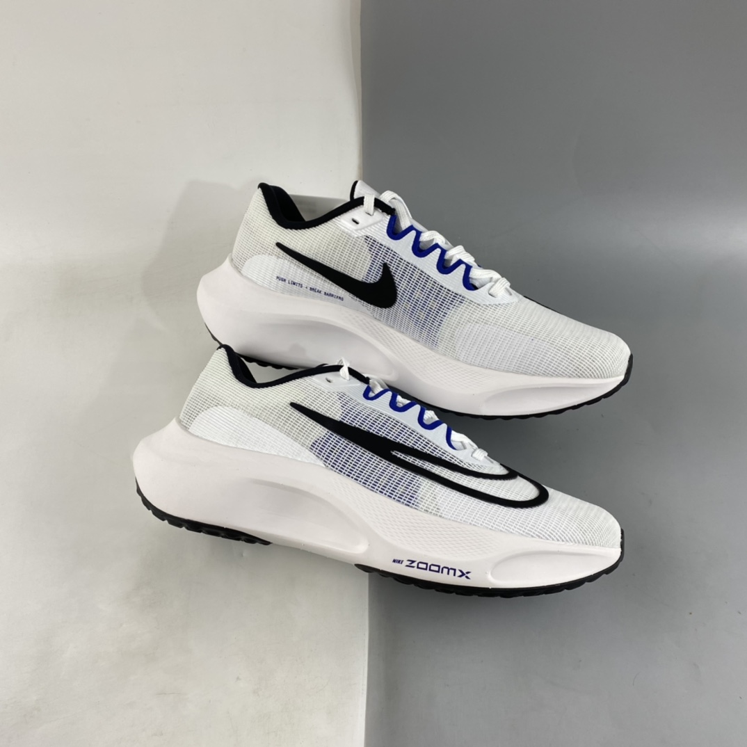 P290 纯原版 Nike Zoom Fly 5运动休闲缓震碳板跑步鞋 白黑 DZ2769-101