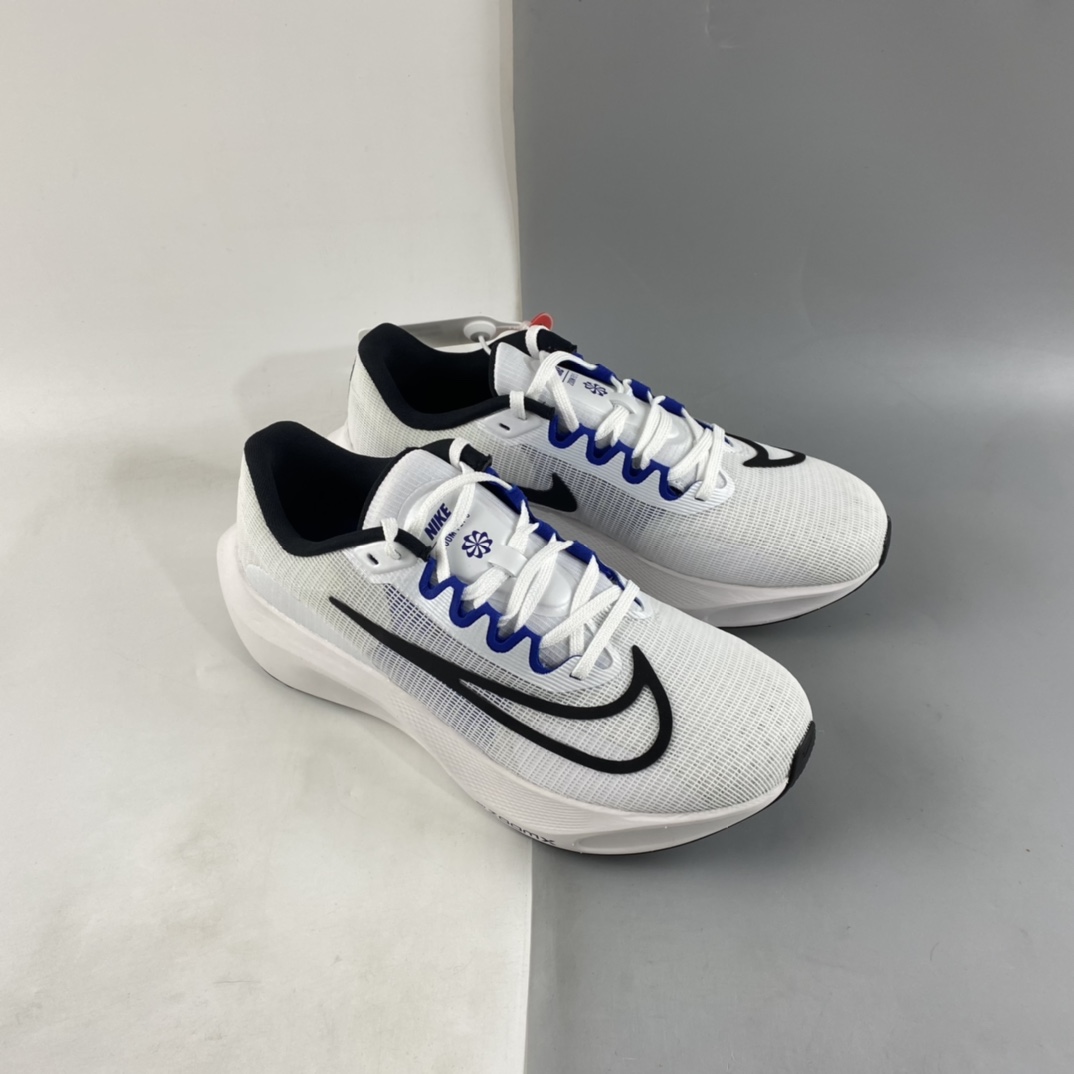 P290 纯原版 Nike Zoom Fly 5运动休闲缓震碳板跑步鞋 白黑 DZ2769-101