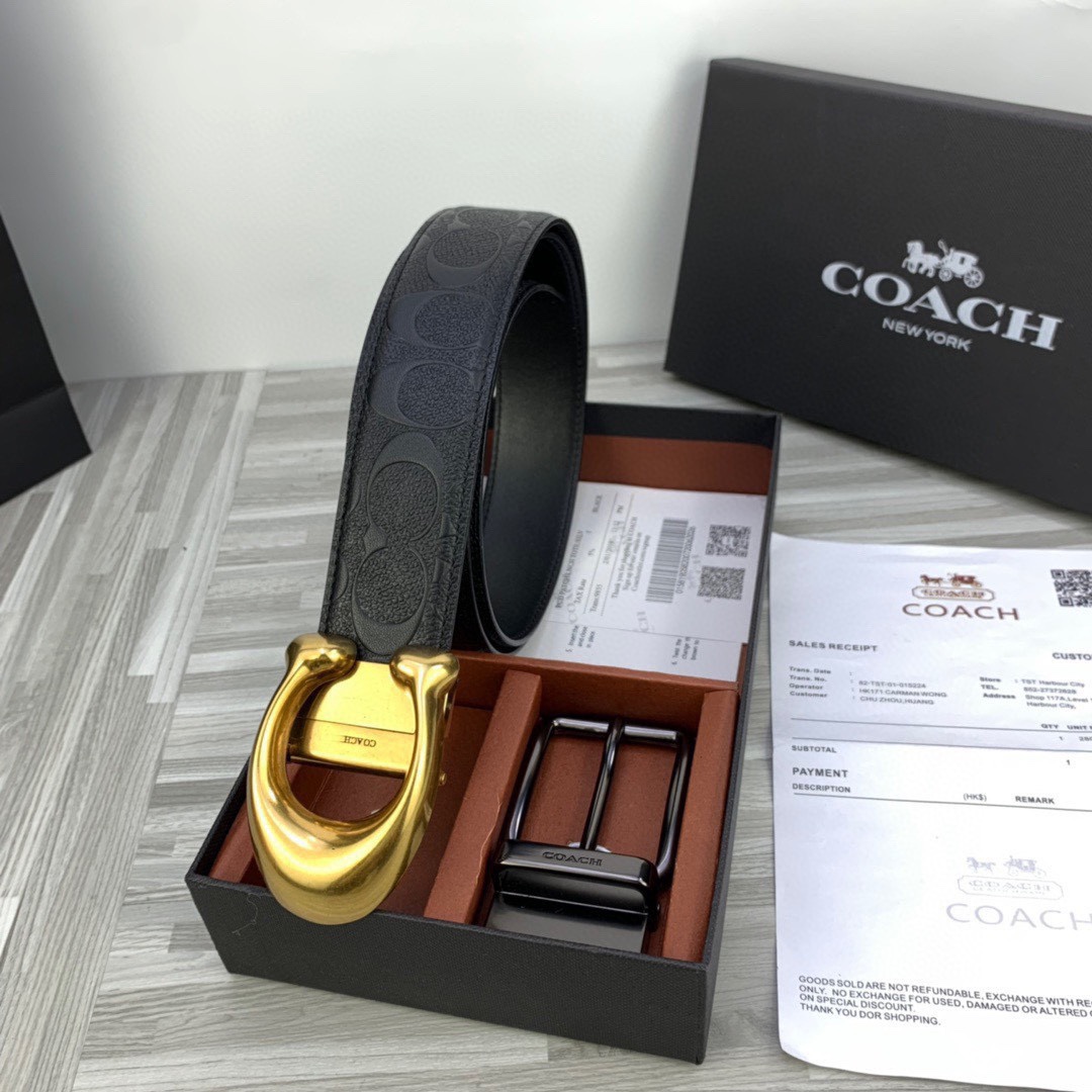 COACH蔻馳爆款壓花/採用進口雙面