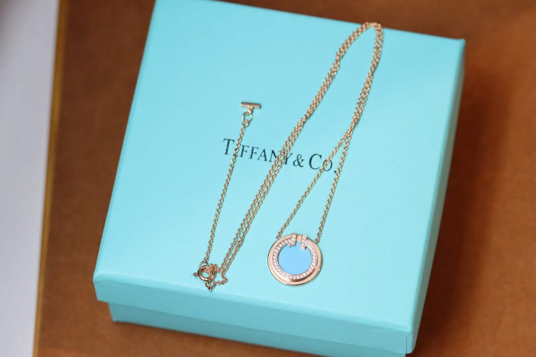 Tiffany & Co. Tiffany&Co.T two双t绿松石项链