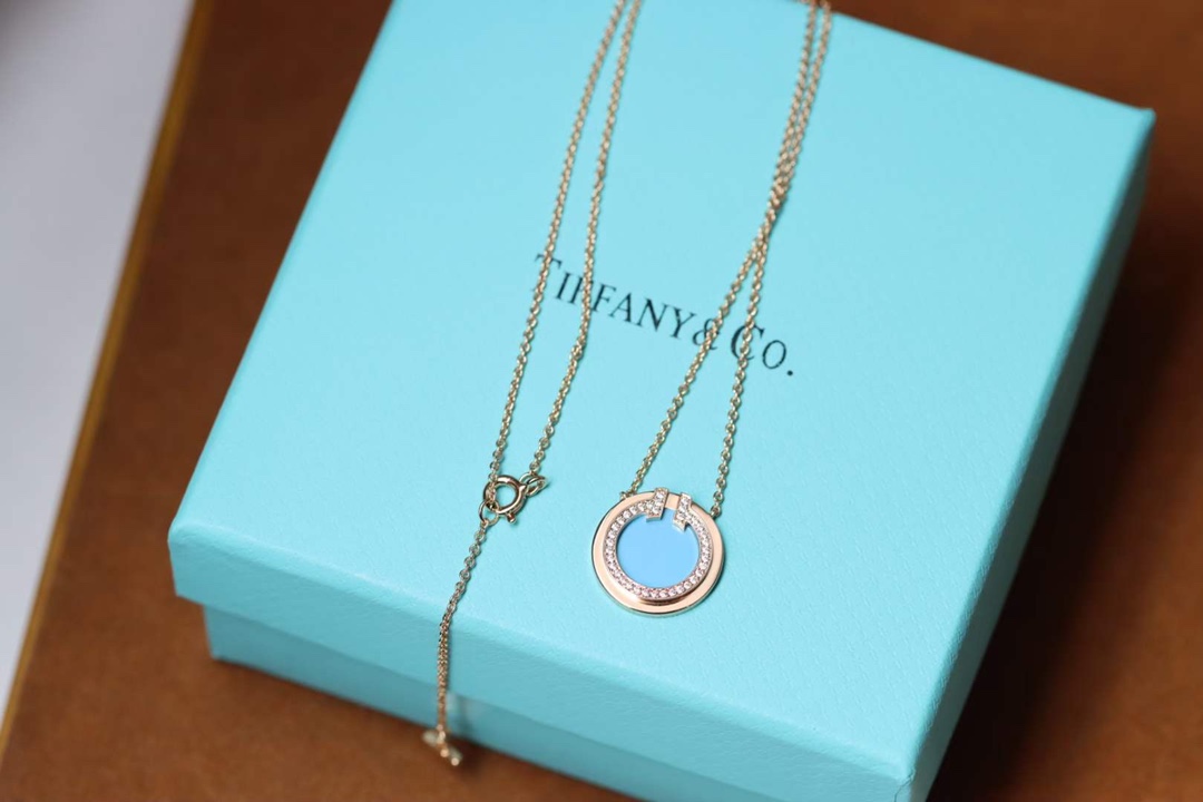 Tiffany & Co. Tiffany&Co.T two双t绿松石项链