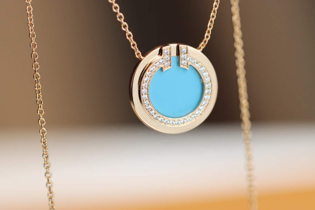 Tiffany & Co. Tiffany&Co.T two双t绿松石项链