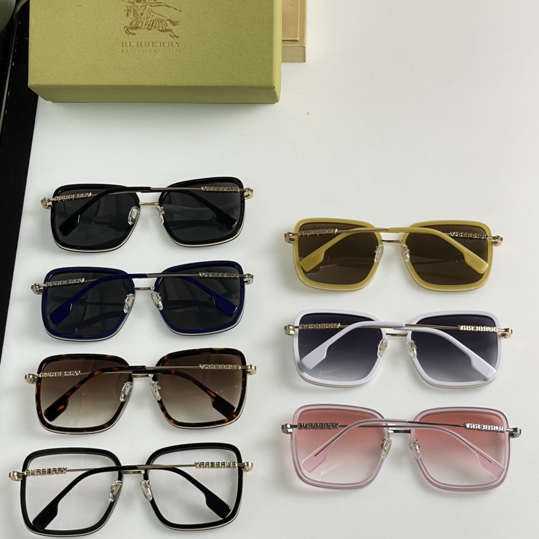 Burberry巴宝莉方框女士太阳眼镜