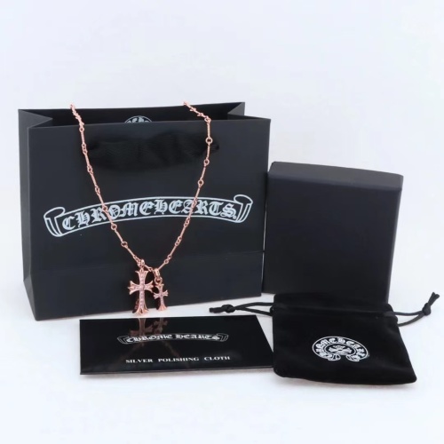 Chrome Hearts Babyfat Pink Diamond Pendant Necklace in Rose Gold Finish 1 Chrome Hearts Babyfat Pink Diamond Pendant Necklace in Rose Gold Finish