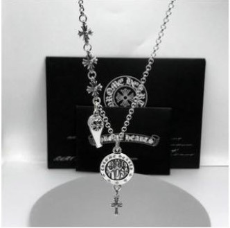 NO:382378,ch cross silver necklace personality angel pendant men trendy silver retro punk whistle necklace women, jewelry boutique, necklace19860909ch十字架银项链个性天使吊坠男潮泰银复古朋克口哨项链女,饰品精品,necklace,Jewelry