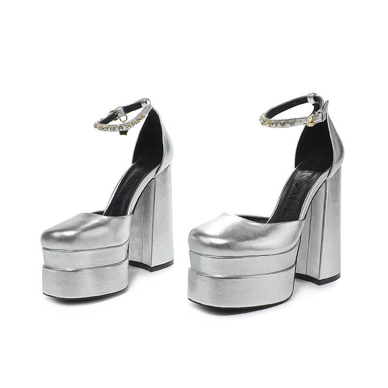 Precio de fábrica: suela de caucho m, suela de cuero m. Yardage: 34-42 Versace nuevo super tacones a