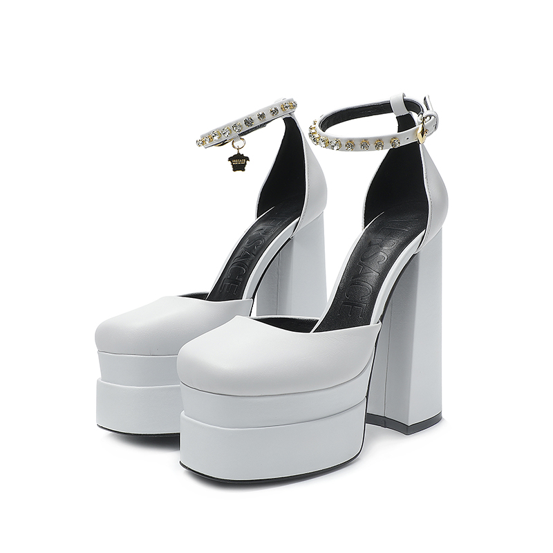 Precio de fábrica: suela de caucho m, suela de cuero m. Yardage: 34-42 Versace nuevo super tacones a