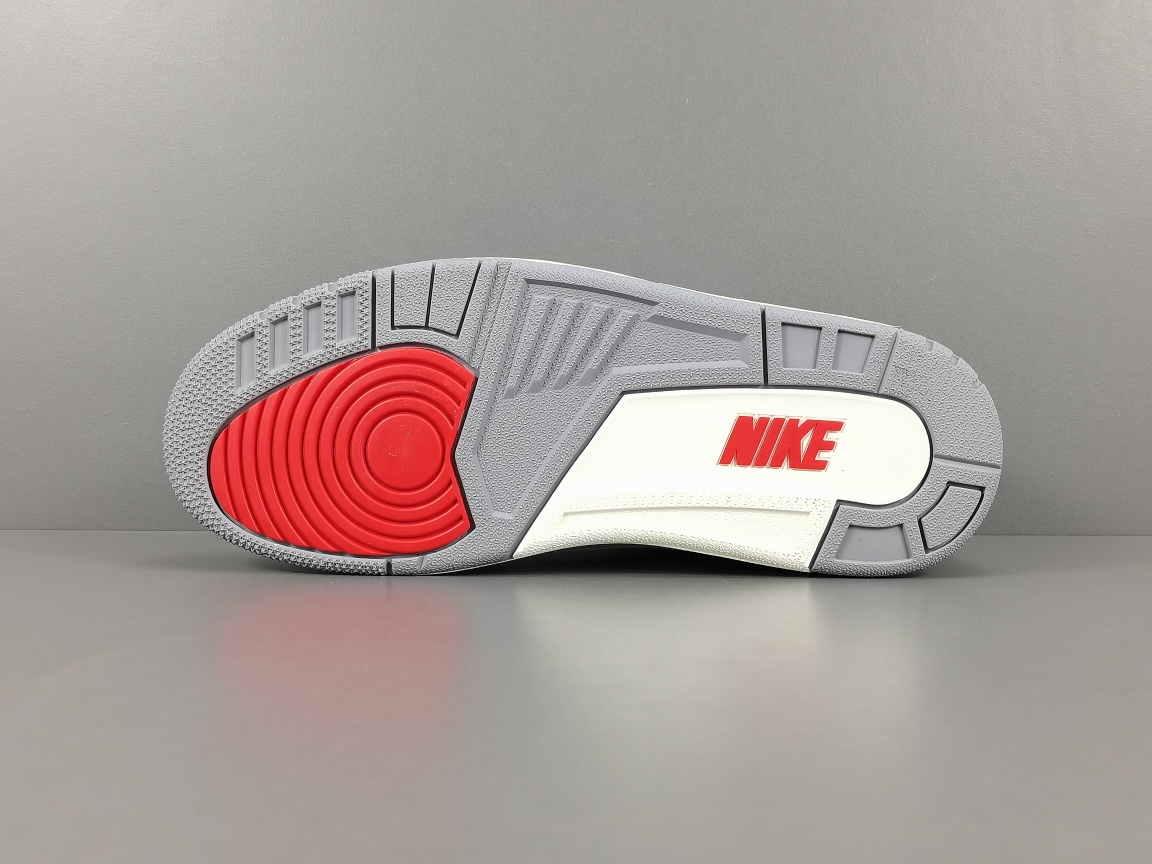  福利特价
【纯原：顶级AJ3】白灰 白水泥 Air Jordan 3 White Cement Rei