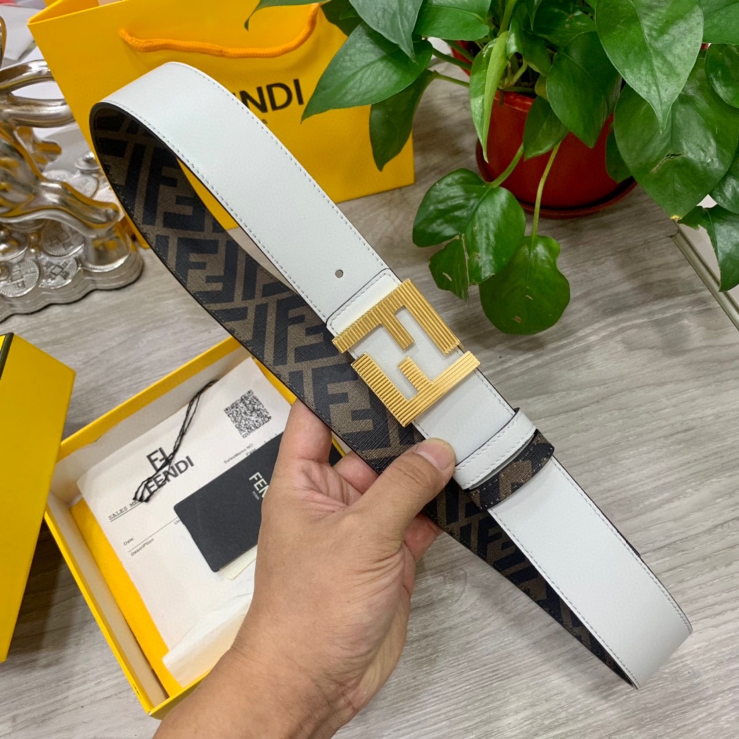 FENDI芬迪专柜同款宽4.0CM双