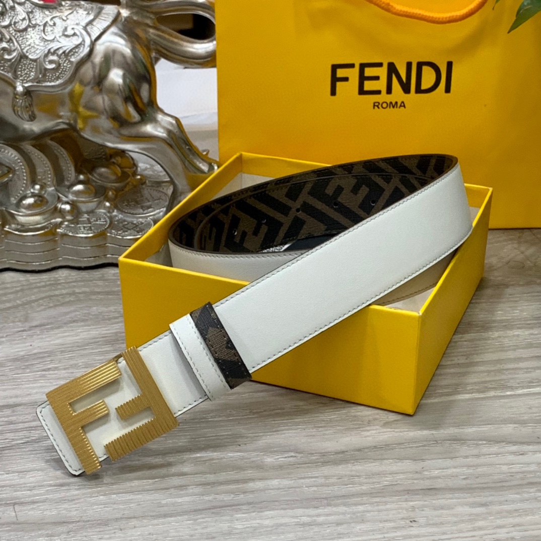 FENDI芬迪专柜同款宽4.0CM双