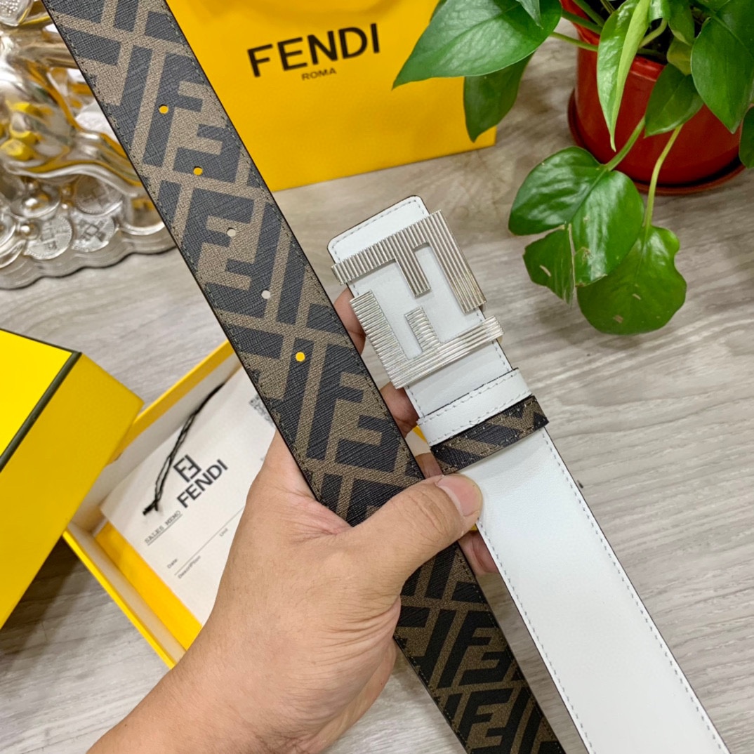 FENDI芬迪专柜同款宽4.0CM双