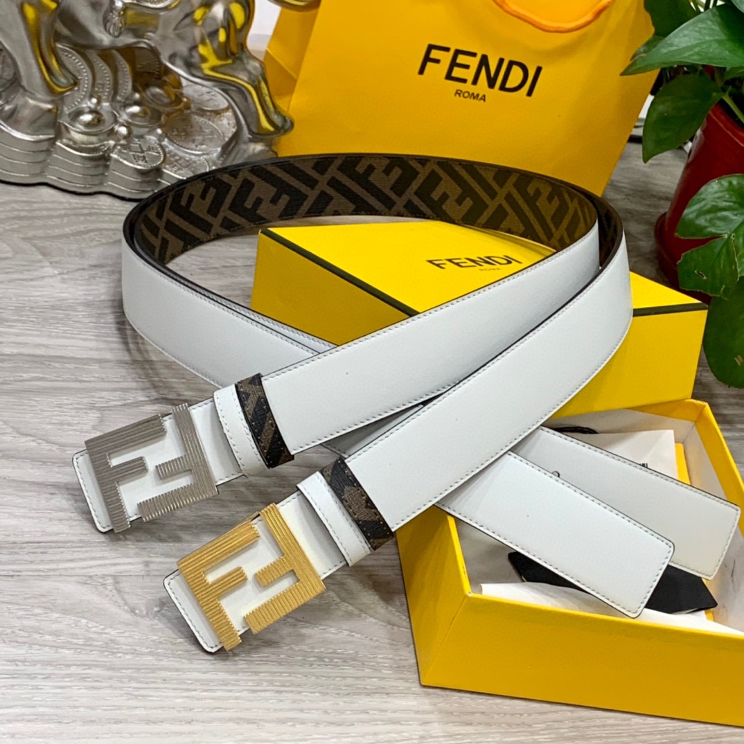 FENDI芬迪专柜同款宽4.0CM双