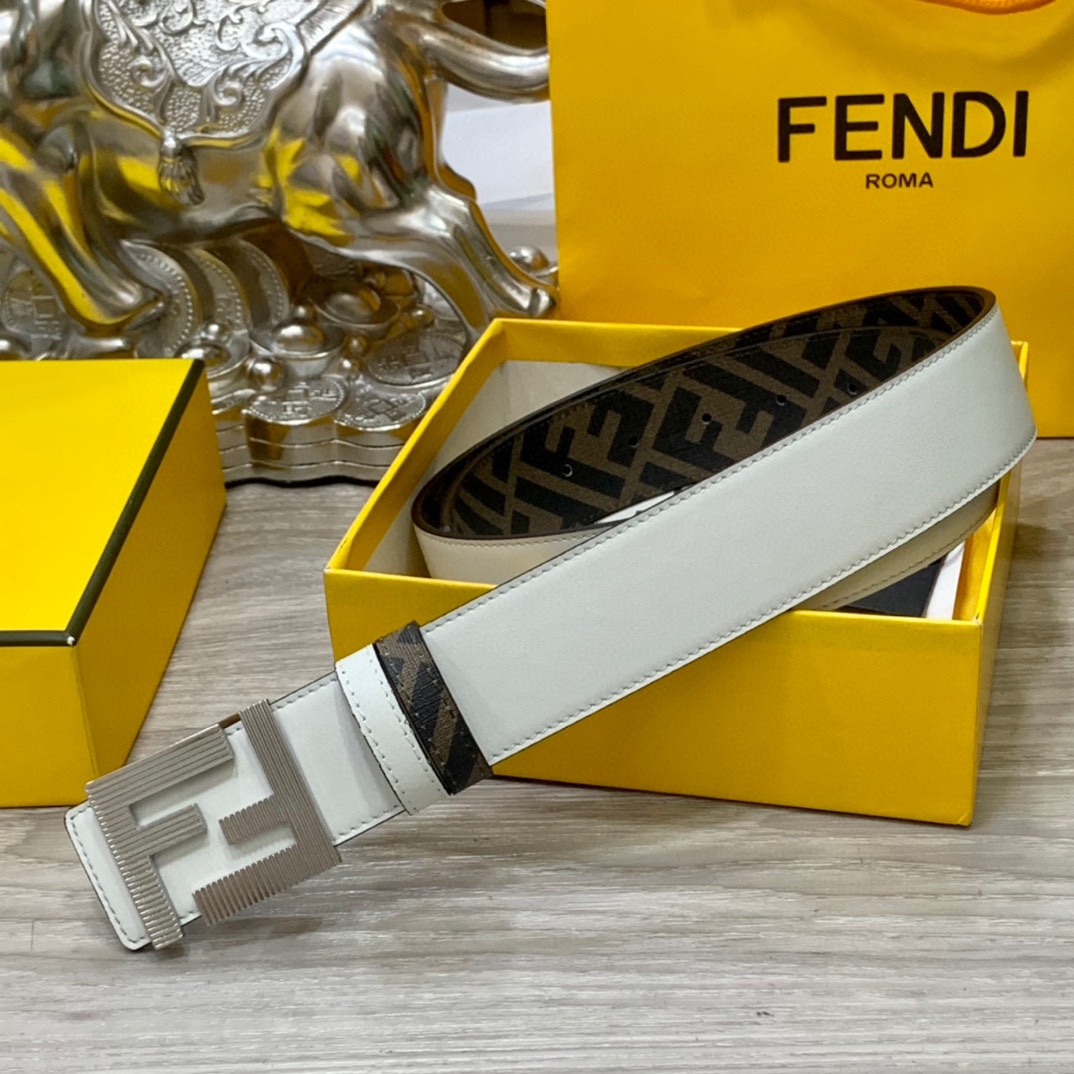 FENDI芬迪专柜同款宽4.0CM双