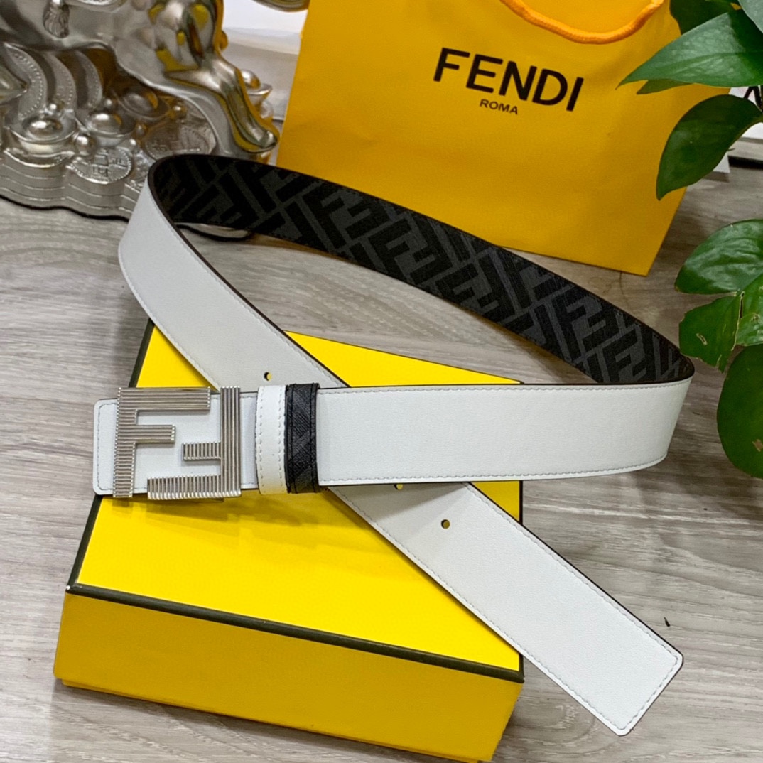 FENDI芬迪专柜同款宽4.0CM双