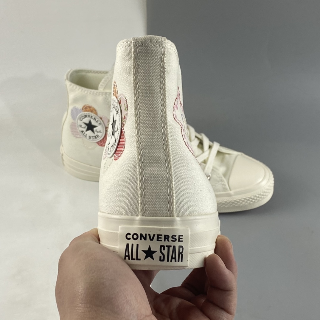 P150 Converse All Star 匡威厚底系列复古小碎花高帮板鞋 A05195C