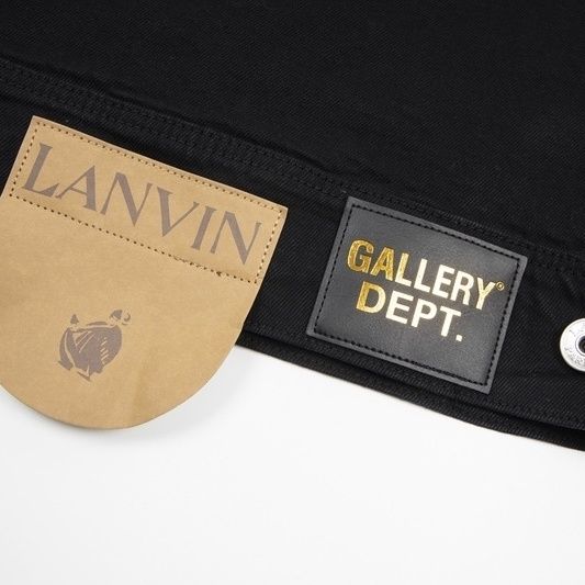 顶级原单 实拍 Lanvi X Gallery Dept 23FW联名拼皮浪凡牛仔外套