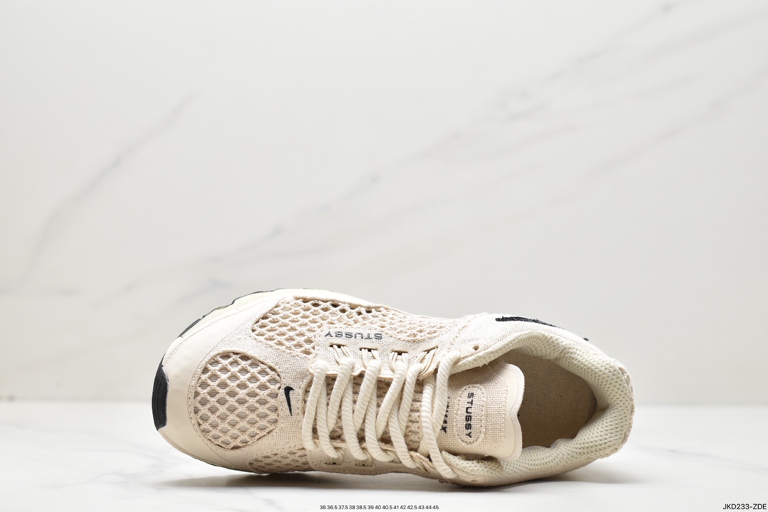 Stussy x Nike Air Max 2015 ”Fossil” Stussy joint name air cushion running shoes DM6447-200