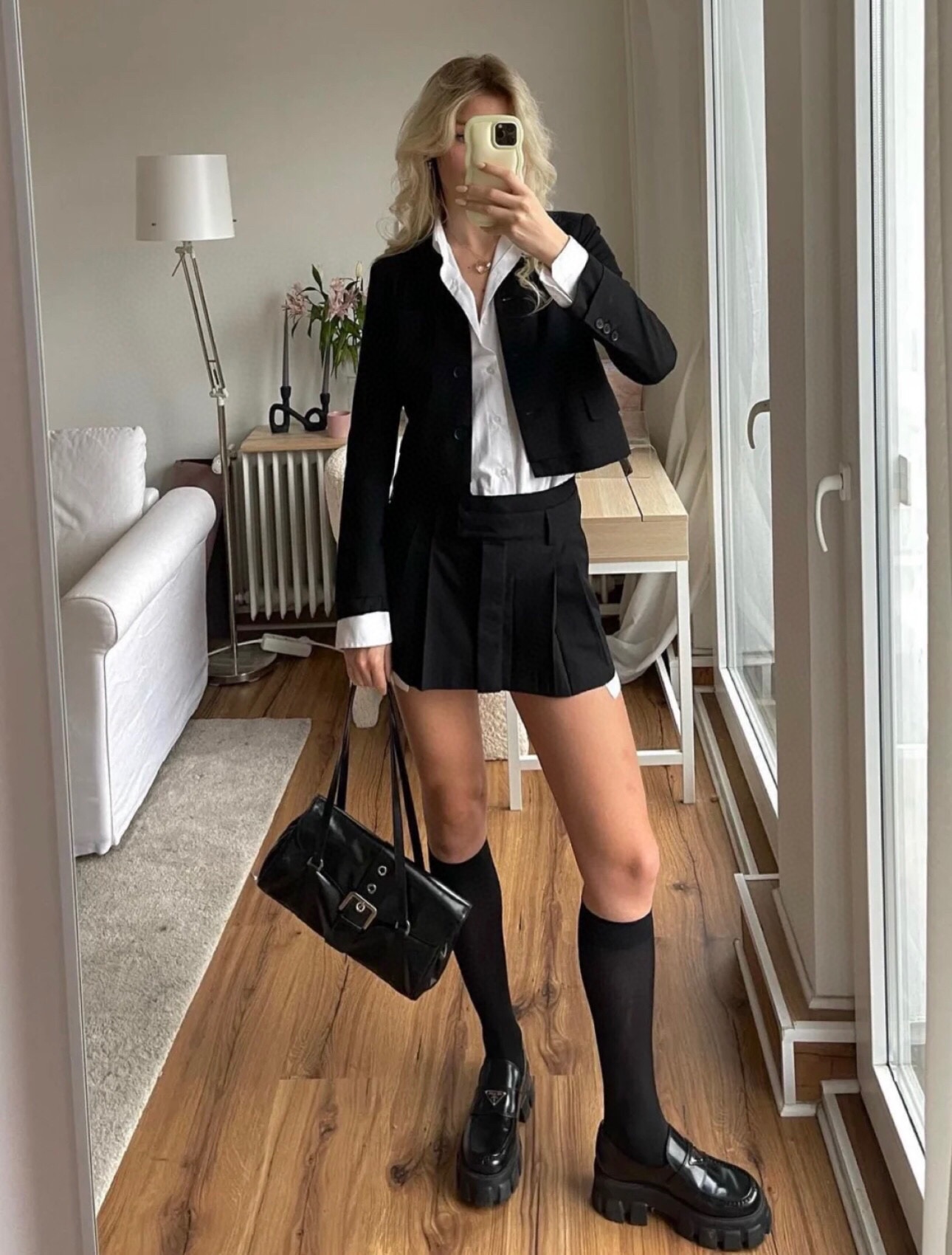 NO:647648,Upper foot wear reference, loafers, loafers19860909上脚穿搭参考,乐福鞋,loafers,Women's Shoes