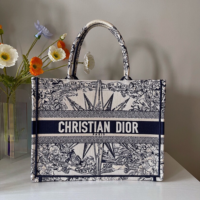 Dior Book Tote Handbags Tote Bags Blue Fashion