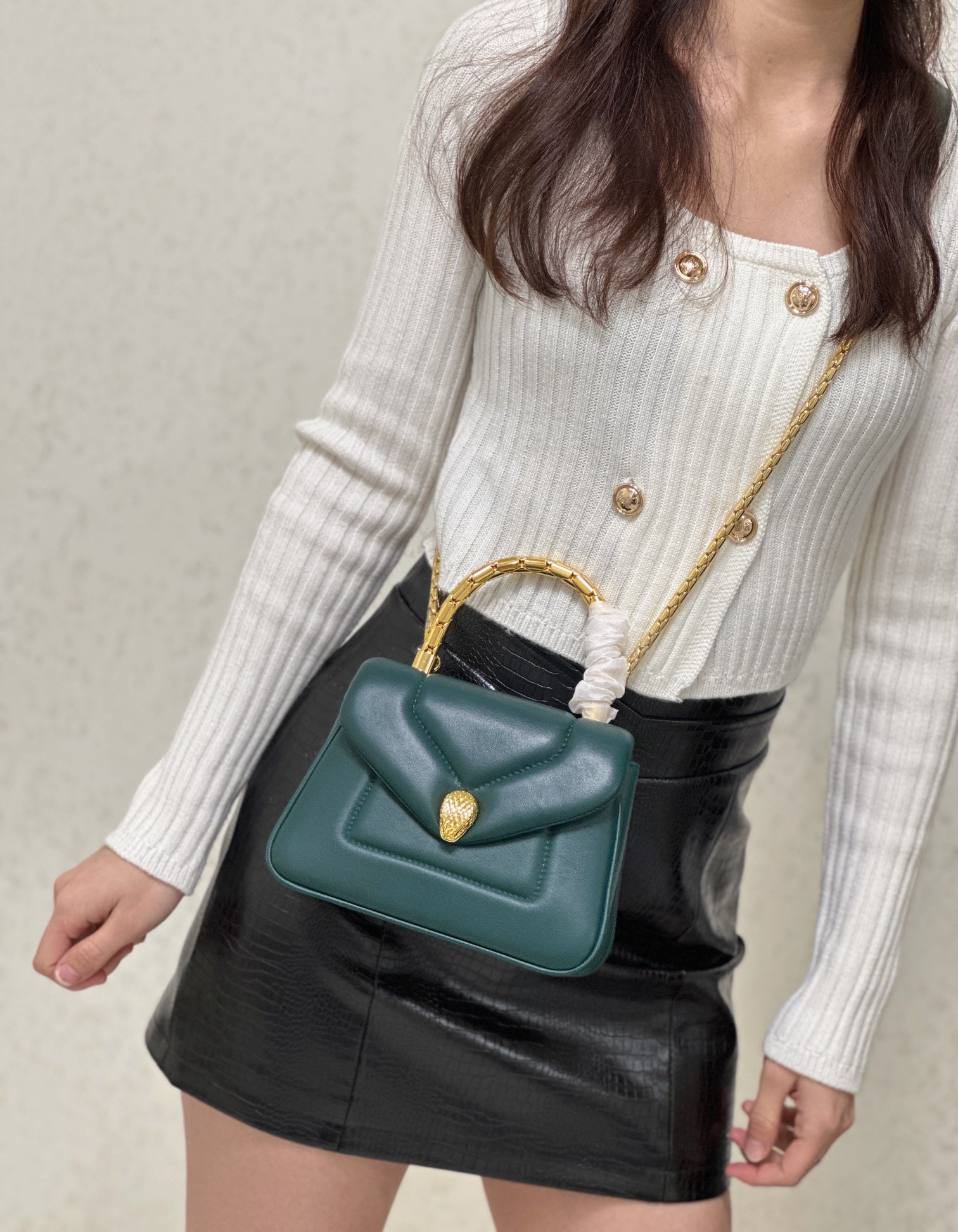 Bulgari Casual shot of upper body