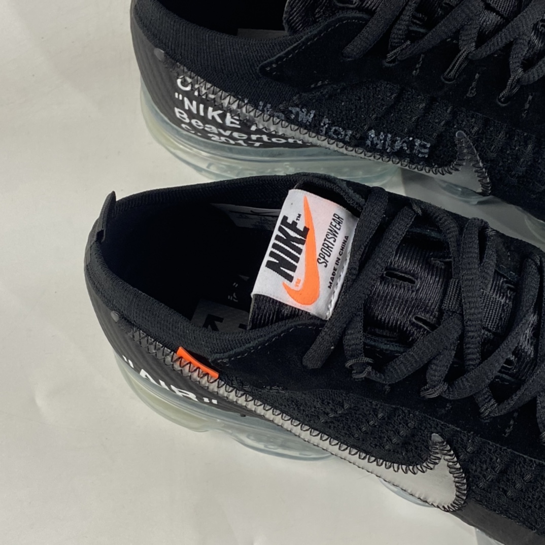 P280 Off-White x Nike Air Vapormax Flyknit 2.0”Black/White”慢跑鞋 AA3831-002