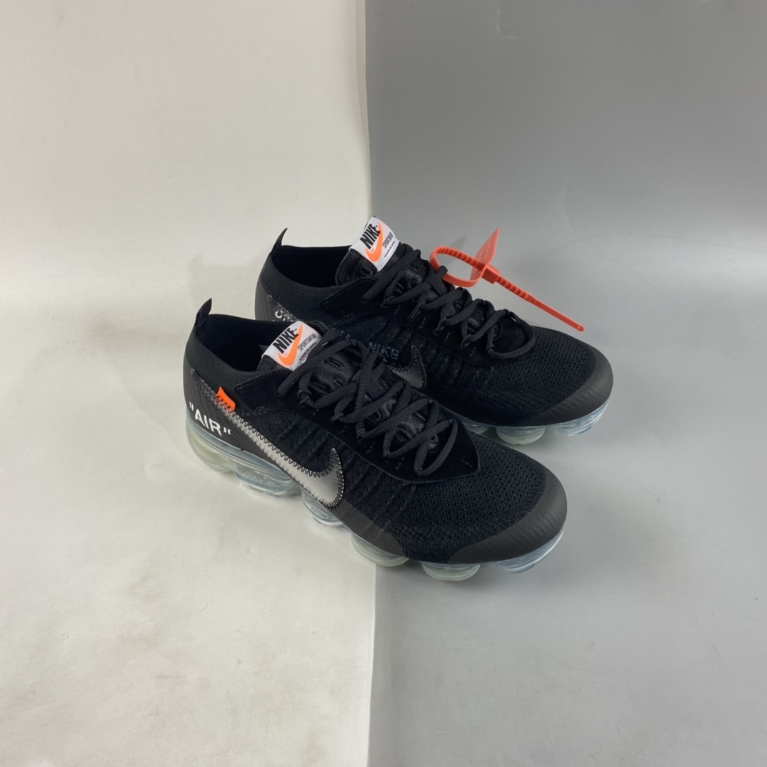 P280 Off-White x Nike Air Vapormax Flyknit 2.0”Black/White”慢跑鞋 AA3831-002