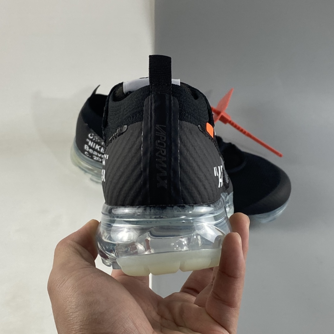 P280 Off-White x Nike Air Vapormax Flyknit 2.0”Black/White”慢跑鞋 AA3831-002