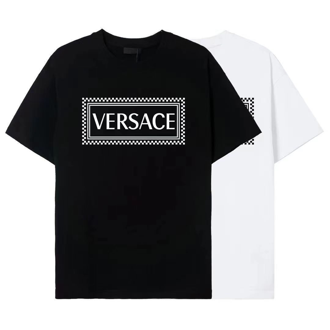 Versace Mejor
 Ropa Camiseta Universal para hombres y mujeres Manga corta