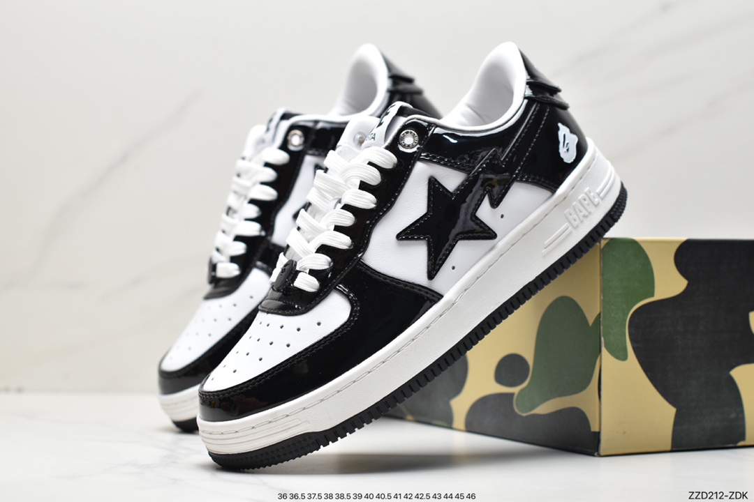 250 日本里原宿潮流品牌A Bathing Ape安逸猿BAPE Sk8 Sta Low SK8系列低帮休闲运动