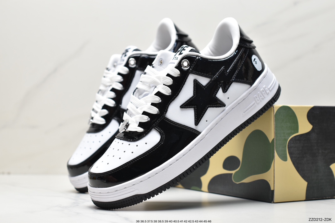 250 日本里原宿潮流品牌A Bathing Ape安逸猿BAPE Sk8 Sta Low SK8系列低帮休闲运动