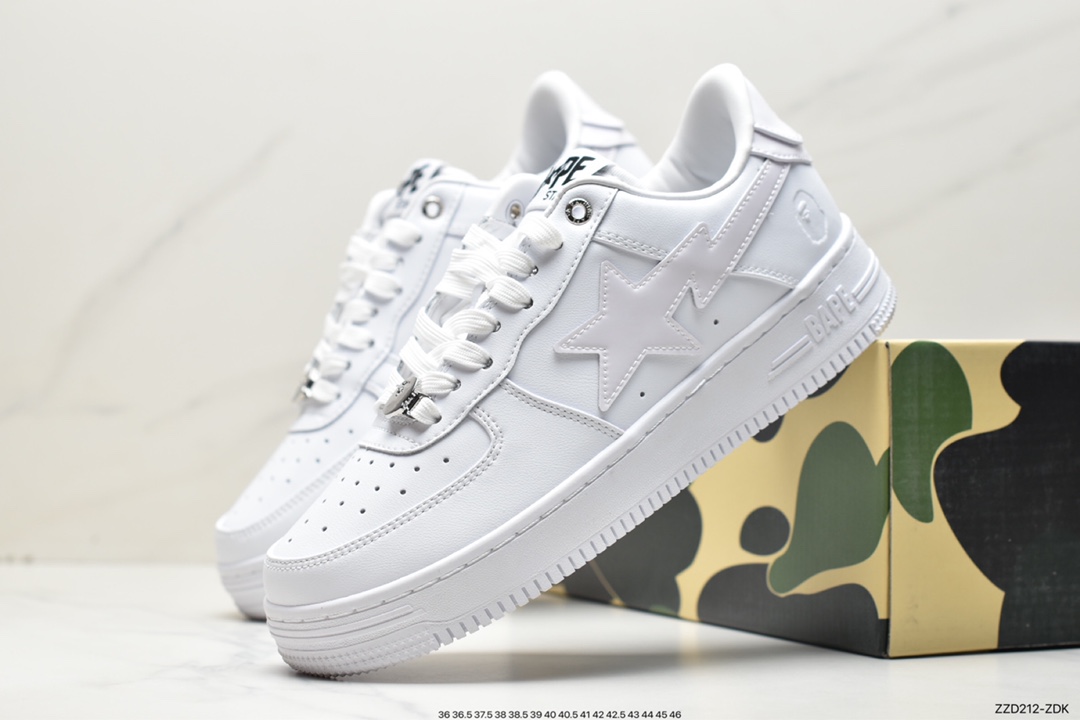 250 日本里原宿潮流品牌A Bathing Ape安逸猿BAPE Sk8 Sta Low SK8系列低帮休闲运动