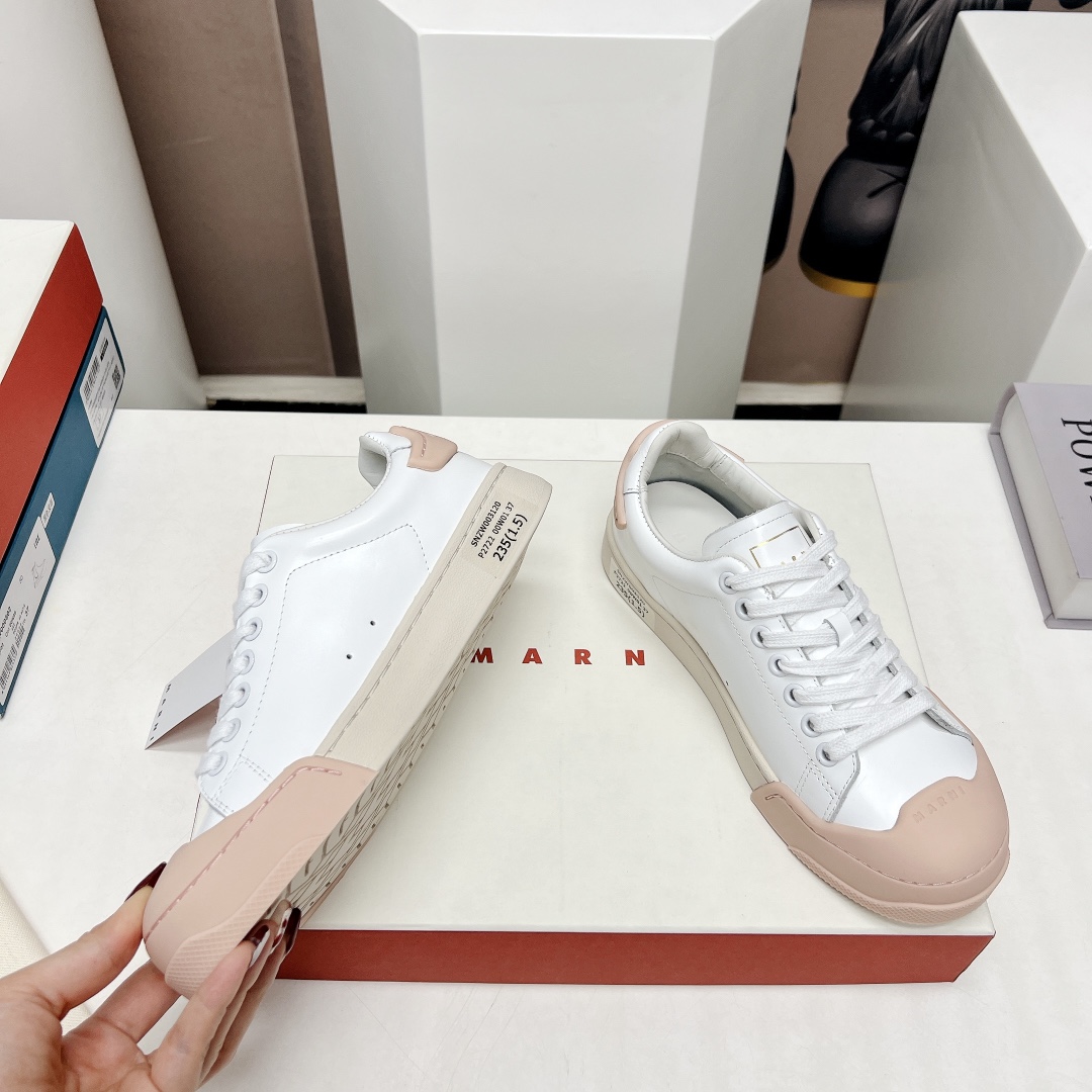 M*ARNI 2023 Spring Leisure Shoes: Unique Craft, 4cm Increase, Custom Design - 图片 6