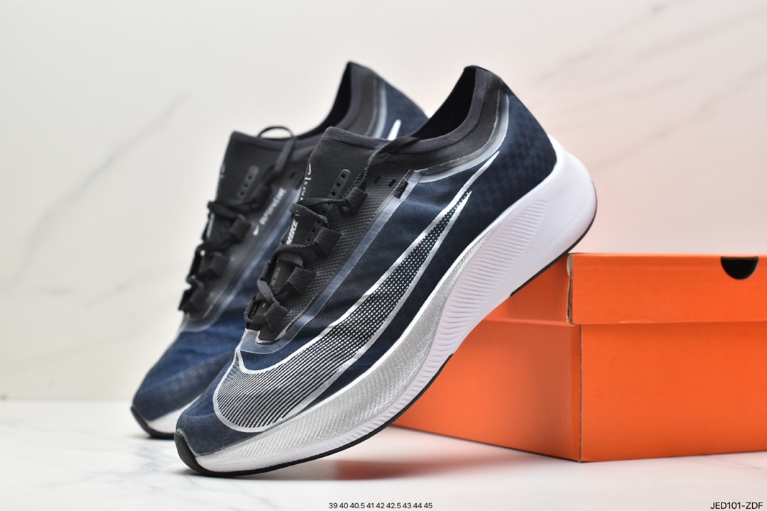 Marathon FLY3 Nike men's ZOOM FLY 3 marathon cushioning sports running shoes AT8240