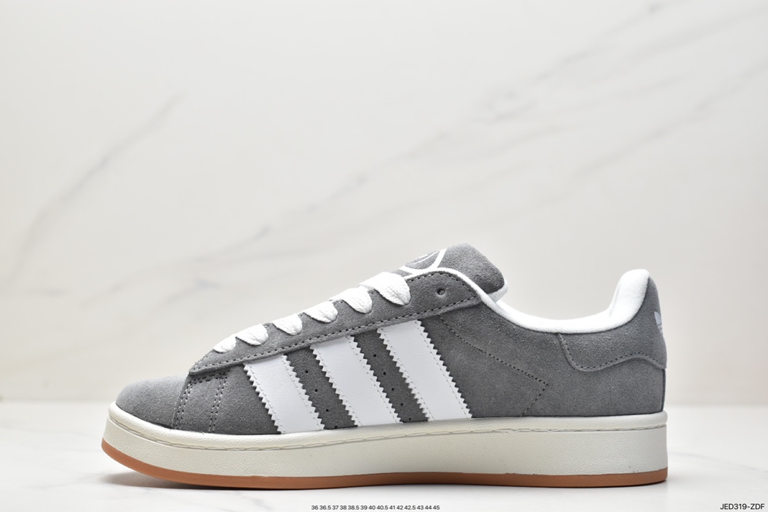 150 Adidas Campus 三叶草粉白麂皮 HQ8707