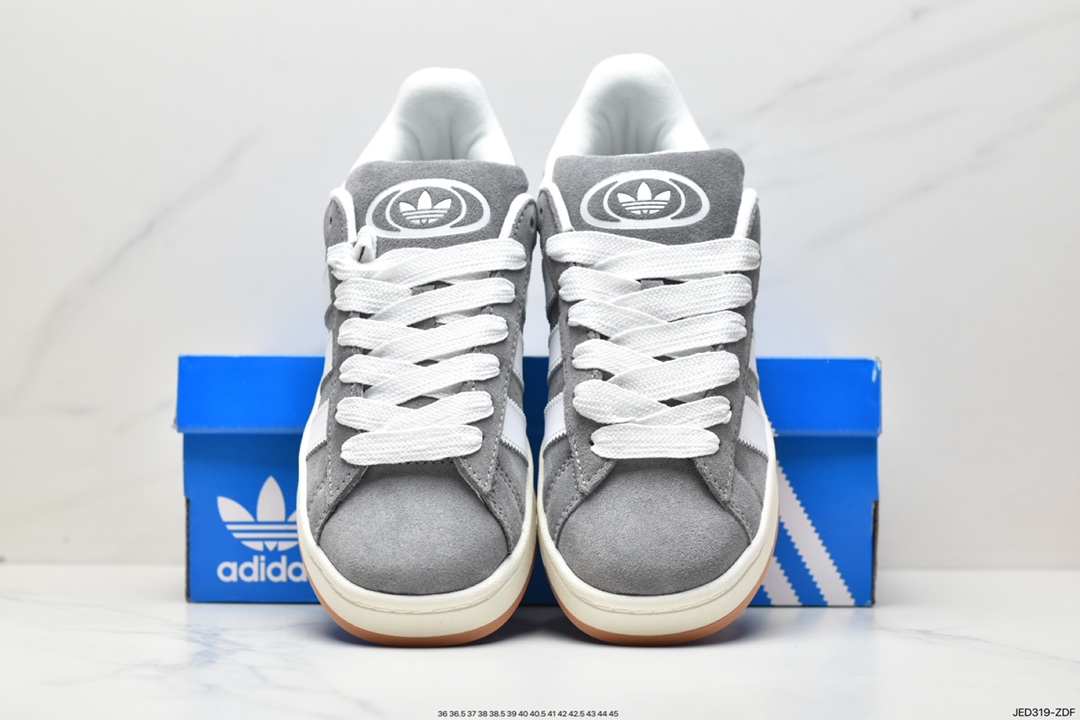 150 Adidas Campus 三叶草粉白麂皮 HQ8707