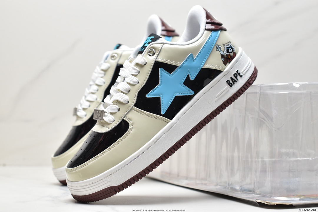 Air Force Bape trend godfather nigo brand Wang Yuan with the same Bape S classic all-match casual sports shoes