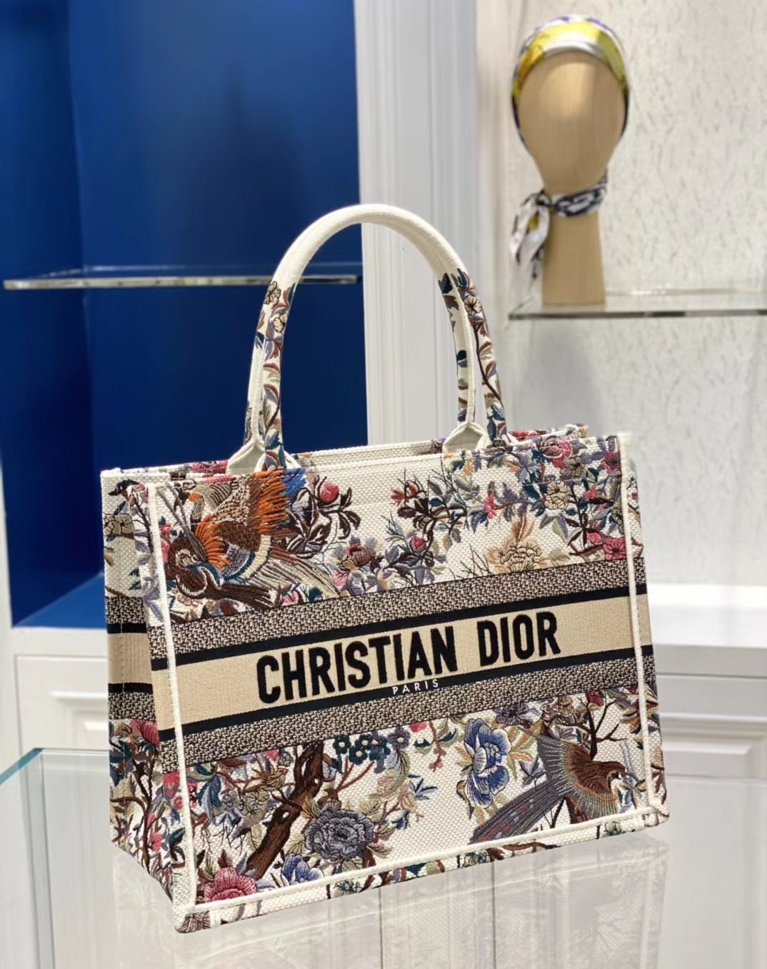디올 Book Tote 36cm 플라워 토트백 레플리카