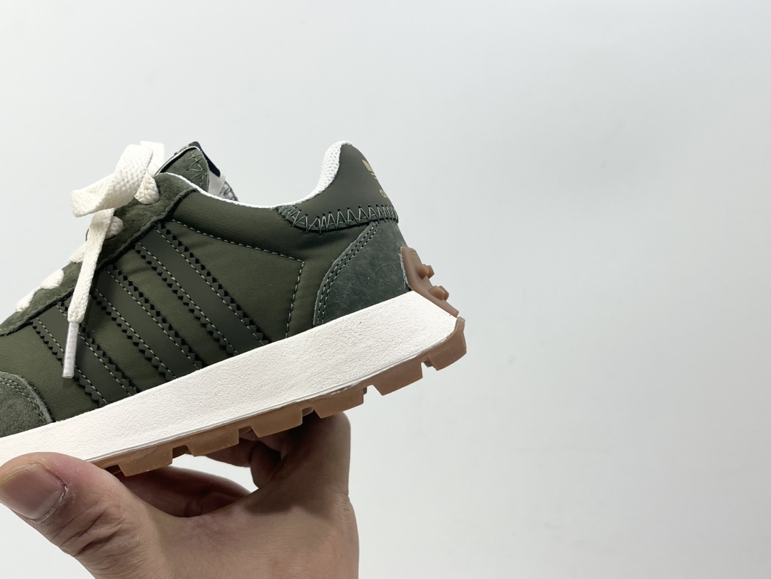 图片[7]-特价 阿迪儿童老爹运动鞋 尺码：26-37码 经典三条纹系列，阿甘款式复古百搭❤️ 魔术贴假鞋带设计，穿脱超方便✌🏻 耐磨防滑大底，脚感超赞👍🏻-选品中心