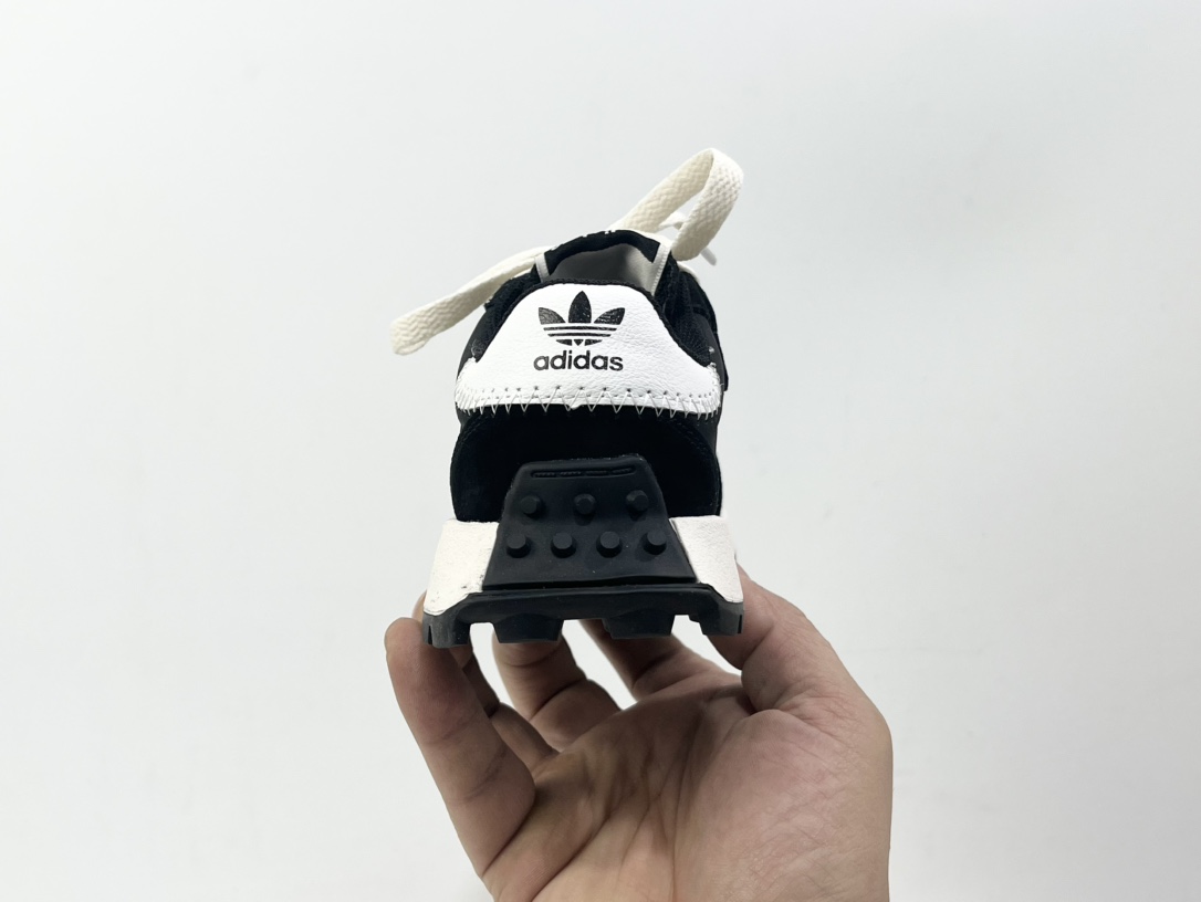 图片[3]-特价 阿迪儿童老爹运动鞋 尺码：26-37码 经典三条纹系列，阿甘款式复古百搭❤️ 魔术贴假鞋带设计，穿脱超方便✌🏻 耐磨防滑大底，脚感超赞👍🏻-选品中心