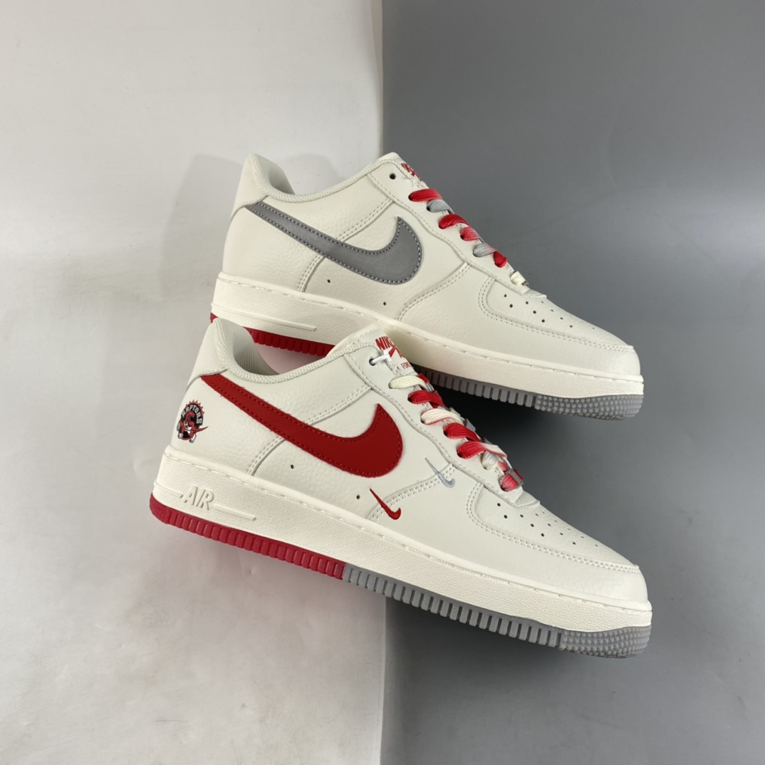 P260 Nike Air Force 1 Low '07 Low 米银红 多伦多猛龙队  CH2608-216