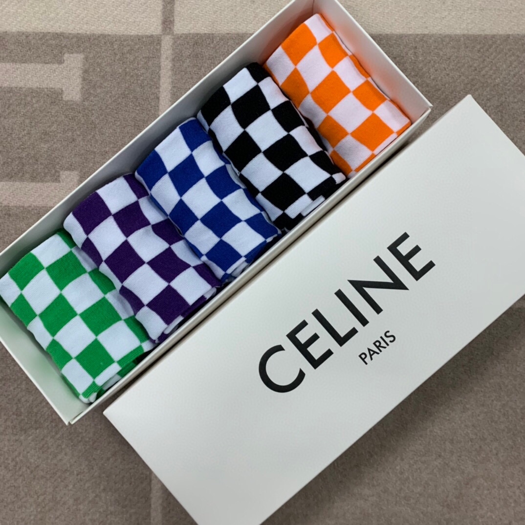 CELINE赛琳️新品女款袜子️一盒