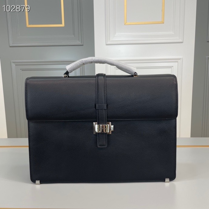 MontBlanc sacs Porte-Documents Noir Hommes Cuir de vache Peu importe