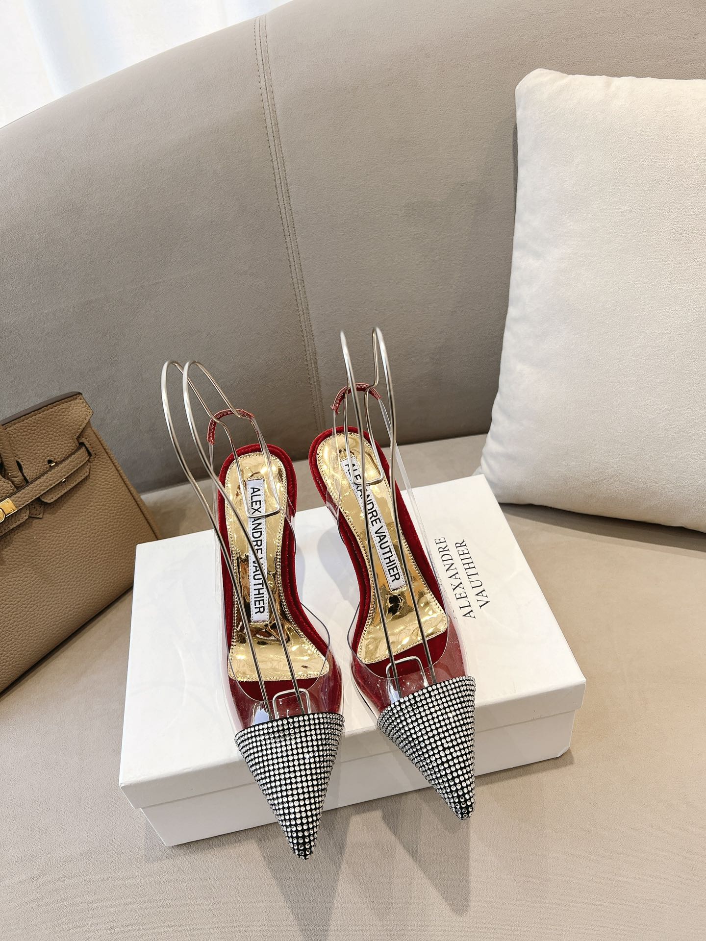 Alexandre Vauthie 2021-2023 Crystal Sole Water-Drive Shoes: PVC Film, Diamond, Velvet (Code 35-41)